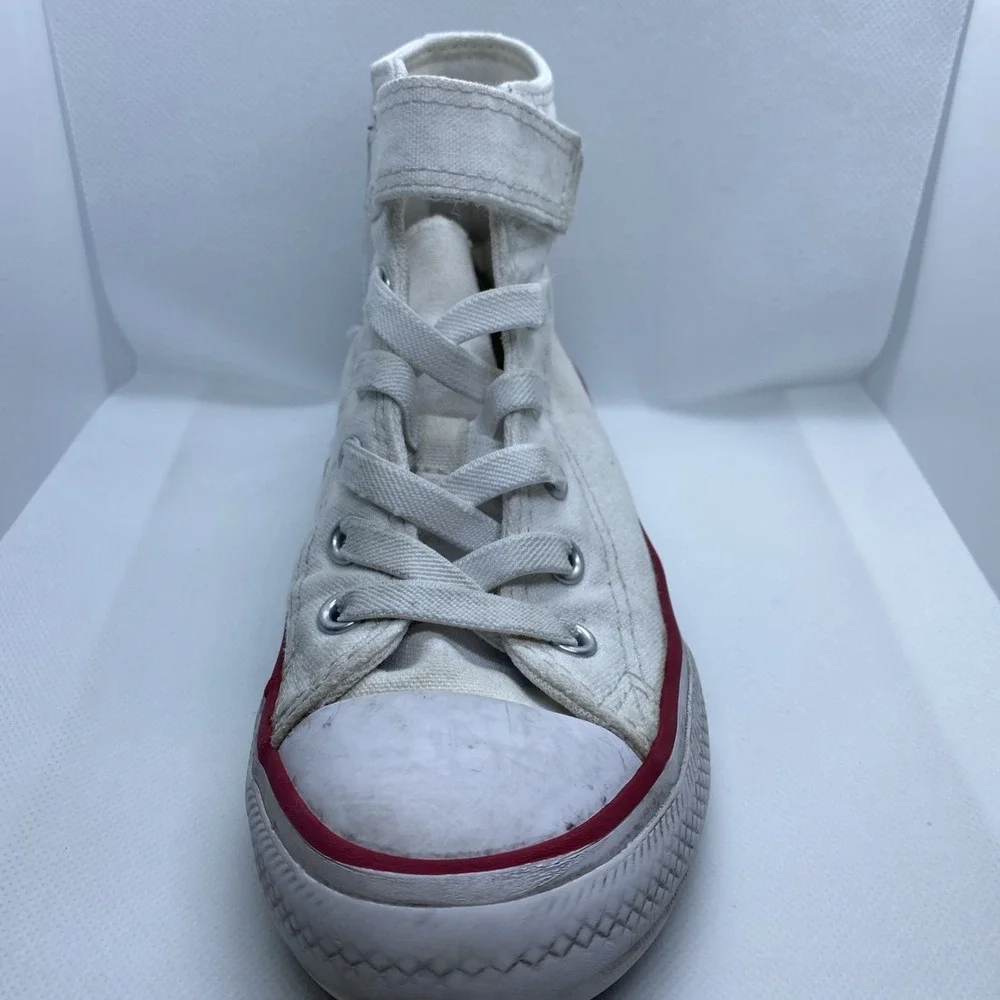 Converse Chuck Taylor All Star White High Top Platform Sneakers Youth Size 13